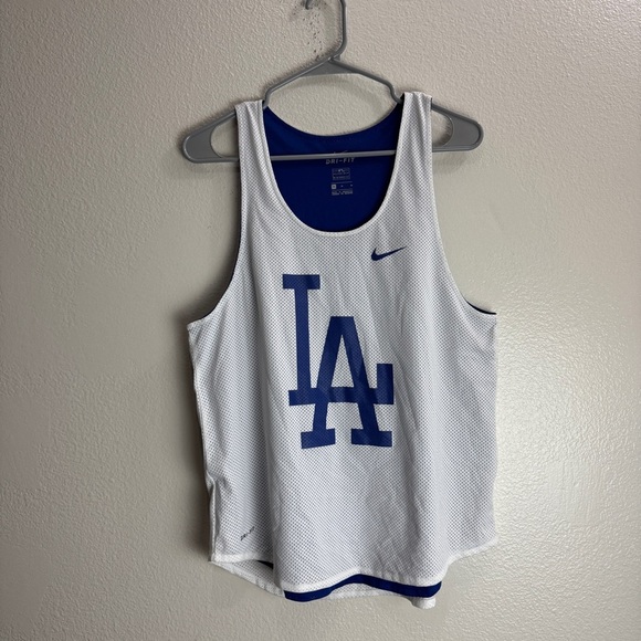 Nike Vintage Warm Up Jersey Los Angeles Dodgers Size Medium - Picture 1 of 6